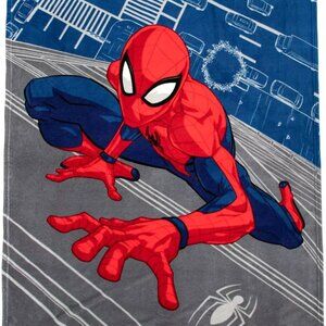 Spiderman Web Crawler 46 x 60 Throw Blanket